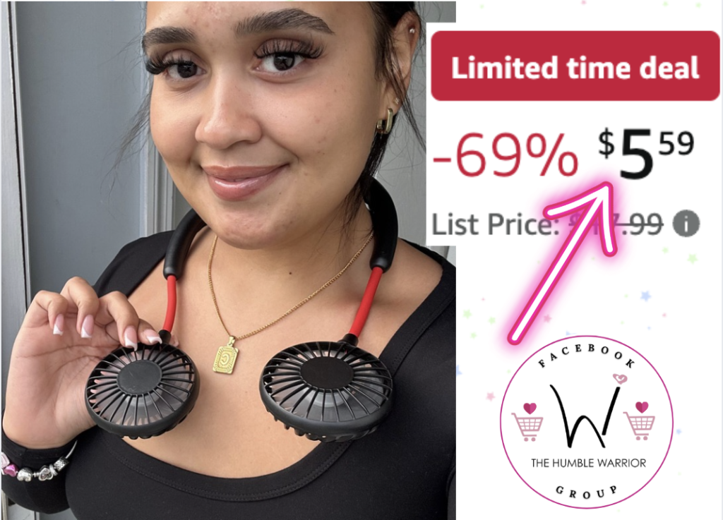Portable Neck Fan!